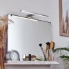 Morges Lampa oświetlająca lustro LED Chrom, Biały, 1-punktowy