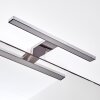 Morges Lampa oświetlająca lustro LED Chrom, Biały, 1-punktowy