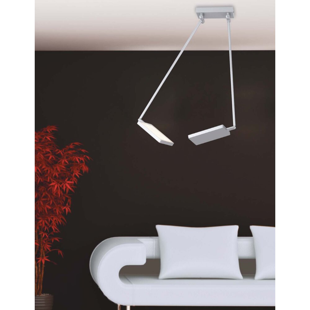 Luce-Design Book Lampa Sufitowa LED Srebrny, 2-punktowe main product photo