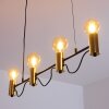 Gnarp Lampa Wisząca Czarno-złoty, 4-punktowe