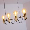 Gnarp Lampa Wisząca Czarno-złoty, 4-punktowe