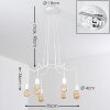 Cuyama Lampa Wisząca Biały, 6-punktowe