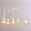Cuyama Lampa Wisząca Biały, 6-punktowe