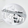 Cuyama Lampa Wisząca Biały, 6-punktowe