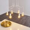 Cuyama Lampa Wisząca Biały, 6-punktowe