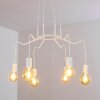 Cuyama Lampa Wisząca Biały, 6-punktowe