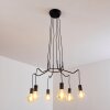Cuyama Lampa Wisząca Czarny, 6-punktowe