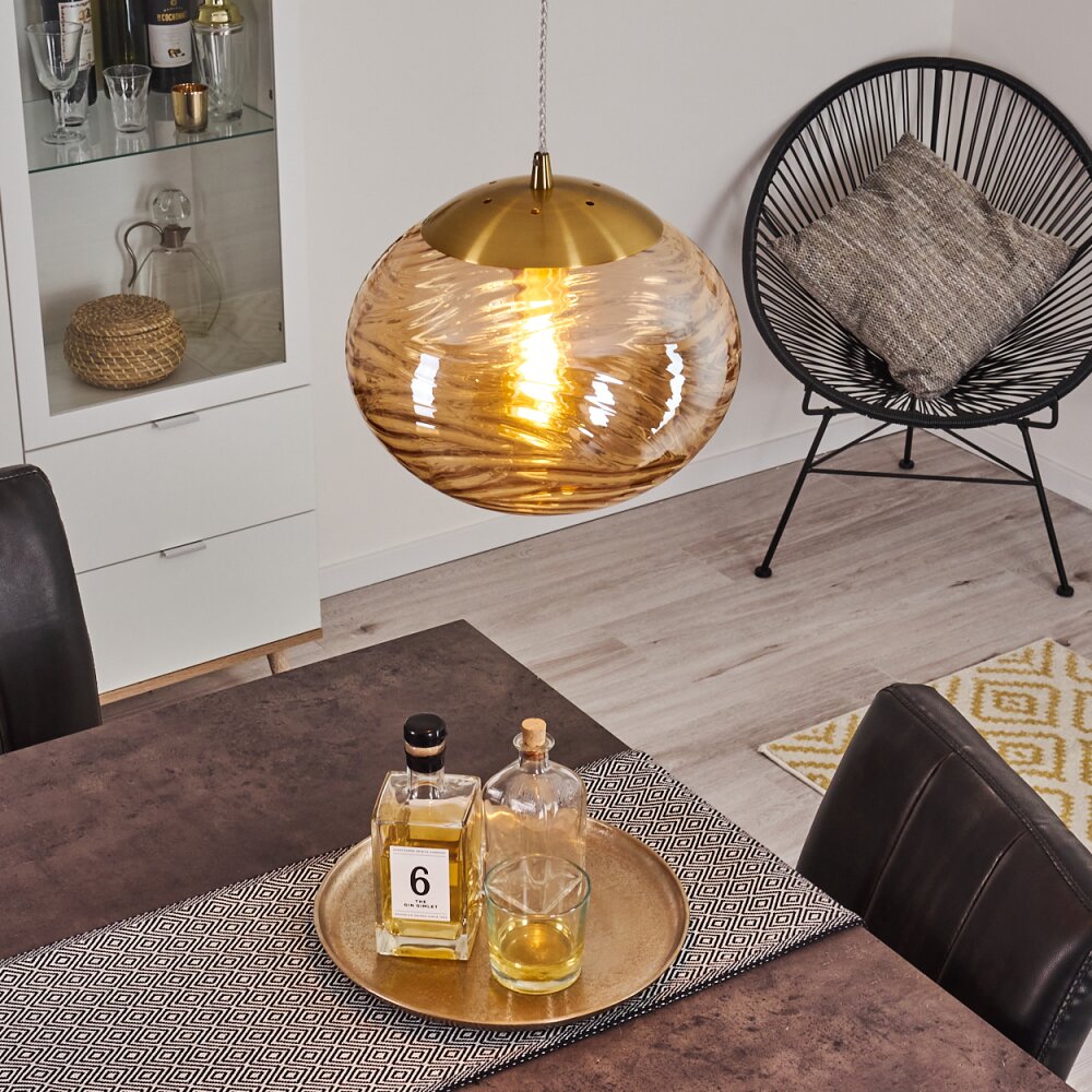 Tomboul Lampa Wisząca Złoty, 1-punktowy main product photo