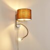 Wiby Lampa ścienna LED Nikiel matowy, 2-punktowe