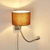 Wiby Lampa ścienna LED Nikiel matowy, 2-punktowe
