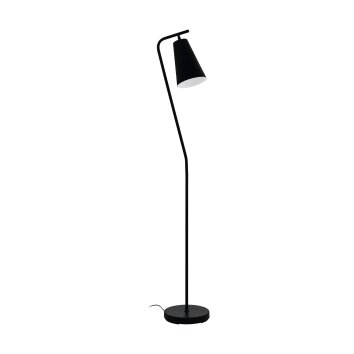 Eglo REKALDE Lampa Stojąca Czarny, Biały, 1-punktowy