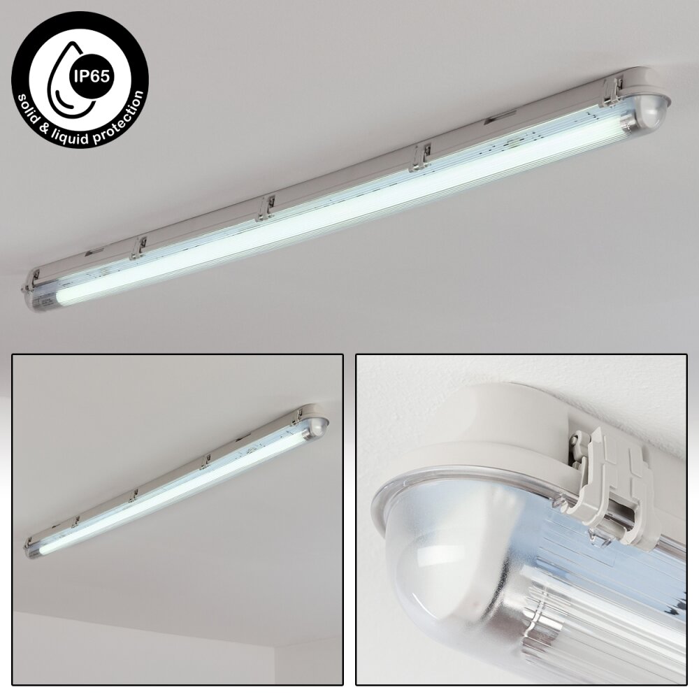 Ilena Oświetlenie zewnętrzne, Lampa łazienkowa, Lampa sufitowa LED Szary, 1-punktowy main product photo