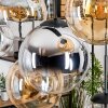 Gastor Lampa wisząca, Kula świetlna, Lampa wisząca W kolorze bursztynu, Chrom, Przezroczysty, Przydymiony, 8-punktowe