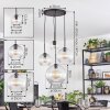 Koyoto Lampa wisząca, Kula świetlna, Lampa wiszącego klastra Przezroczysty, 4-punktowe