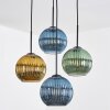 Koyoto Lampa wisząca, Kula świetlna, Lampa wiszącego klastra Niebeieski, Złoty, Zielony, 4-punktowe