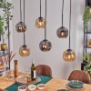 Ripoll Lampa wisząca, Kula świetlna, Lampa wisząca W kolorze bursztynu, Przydymiony, 6-punktowe