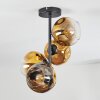 Ripoll Lampa sufitowa, Kula świetlna Złoty, Przezroczysty, 4-punktowe