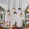 Koyoto Lampa wisząca, Kula świetlna, Lampa wisząca W kolorze bursztynu, Przezroczysty, Przydymiony, 6-punktowe