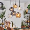Koyoto Lampa wisząca, Kula świetlna, Lampa wisząca W kolorze bursztynu, Przezroczysty, Przydymiony, 6-punktowe