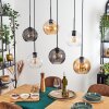 Koyoto Lampa wisząca, Kula świetlna, Lampa wisząca W kolorze bursztynu, Przezroczysty, Przydymiony, 6-punktowe