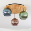 Koyoto Lampa sufitowa, Kula świetlna Ecru, Czarny, 3-punktowe