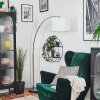 Soungou Lampa stojąca Chrom, Czarny, 1-punktowy