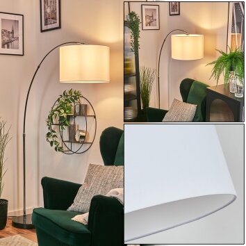 Bassagoda Lampa stojąca Chrom, Czarny, 1-punktowy