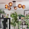 Koyoto Lampa sufitowa, Kula świetlna 78 cm W kolorze miedzi, 6-punktowe