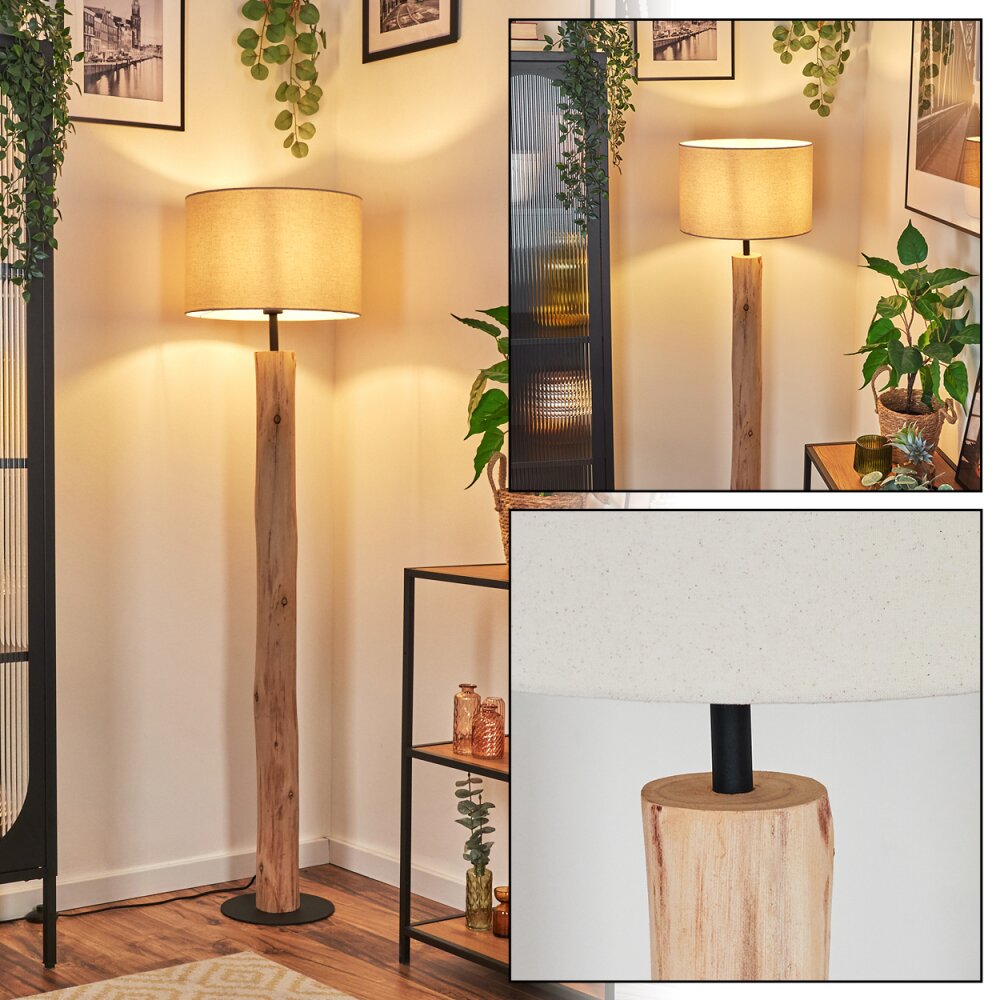 Soungou Lampa stojąca Ecru, Czarny, 1-punktowy main product photo