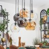 Ripoll Lampa wisząca, Kula świetlna, Lampa wisząca W kolorze bursztynu, Przezroczysty, Przydymiony, 6-punktowe