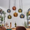 Koyoto Lampa wisząca, Kula świetlna, Lampa wisząca Niebeieski, Złoty, Zielony, W kolorze miedzi, 6-punktowe
