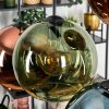 Koyoto Lampa wisząca, Kula świetlna, Lampa wisząca Niebeieski, Zielony, W kolorze miedzi, 6-punktowe