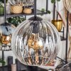 Koyoto Lampa wisząca, Kula świetlna, Lampa wisząca W kolorze bursztynu, Przezroczysty, Przydymiony, 6-punktowe