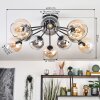Koyoto Lampa sufitowa, Kula świetlna 81 cm W kolorze bursztynu, Przezroczysty, Przydymiony, 10-punktowe