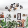 Koyoto Lampa sufitowa, Kula świetlna W kolorze bursztynu, Przydymiony, 10-punktowe