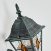 Naofe Zewnętrzny kinkiet, Lampa ścienna Zielony, Czarny, 1-punktowy