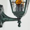 Naofe Zewnętrzny kinkiet, Lampa ścienna Zielony, Czarny, 1-punktowy