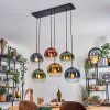 Koyoto Lampa wisząca, Kula świetlna, Lampa wisząca Niebeieski, Złoty, Zielony, Przezroczysty, W kolorze miedzi, 6-punktowe