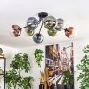 Gastor Lampa sufitowa, Kula świetlna 87 cm Niebeieski, Zielony, Przezroczysty, W kolorze miedzi, 8-punktowe