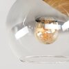Koyoto Lampa sufitowa, Kula świetlna 40 cm Ecru, Czarny, 3-punktowe
