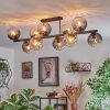 Koyoto Lampa sufitowa, Kula świetlna W kolorze bursztynu, Przezroczysty, Przydymiony, 10-punktowe