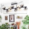 Koyoto Lampa sufitowa, Kula świetlna W kolorze bursztynu, Przezroczysty, Przydymiony, 10-punktowe