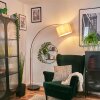 Bassagoda Lampa stojąca Miedź, Czarny, 1-punktowy