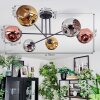 Ripoll Lampa sufitowa, Kula świetlna Chrom, Złoty, W kolorze miedzi, Przydymiony, 6-punktowe