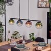 Gastor Lampa wisząca, Kula świetlna, Lampa wisząca Niebeieski, Zielony, Przezroczysty, W kolorze miedzi, 4-punktowe