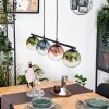 Gastor Lampa wisząca, Kula świetlna, Lampa wisząca Niebeieski, Zielony, Przezroczysty, W kolorze miedzi, 4-punktowe
