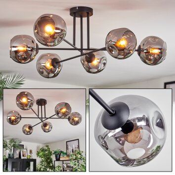 Ripoll Lampa sufitowa, Kula świetlna Przydymiony, 6-punktowe