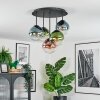 Gastor Lampa sufitowa, Kula świetlna 45 cm Niebeieski, Zielony, Przezroczysty, W kolorze miedzi, 5-punktowe