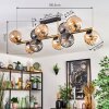Koyoto Lampa sufitowa, Kula świetlna Złoty, Czarny, 10-punktowe