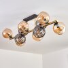 Koyoto Lampa sufitowa, Kula świetlna Złoty, Czarny, 10-punktowe